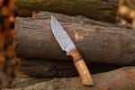 POLO CRAFT Custom Handmade Fixed Blade Hunting Knife - 9 Inch hand Forged Full Tang Knives For Hunting, Outdoor Camping, Hiking, Fishing, Bushcraft Knives With Leather Sheath. (Predator Hunter Knife)