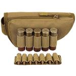 FARMSOLDIER Rifle Stock Pack, Cheek Pad Buttstock Ammo Holder Pouch,Tactical Buttstock Shotgun Rifle Shell Holder Cheek Rest Pouch Multi-camo