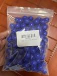 100 Counts .68 Caliber Hard Plastic Nylon Kinetic Balls Fit for Byrna SD, Salt Supply S2 and T4E HDR Reusable 3.6 Gram 68 Cal Ammo Less Lethal for Target Practice and Self Defense (Blue)