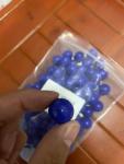 100 Counts .68 Caliber Hard Plastic Nylon Kinetic Balls Fit for Byrna SD, Salt Supply S2 and T4E HDR Reusable 3.6 Gram 68 Cal Ammo Less Lethal for Target Practice and Self Defense (Blue)