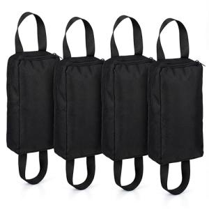 4pcs 900D Oxford Outdoor Shooting Rest Bags Fishing Weighted Sandbag Rest Front & Rear Support SandBag 900 Denier Polyester Durable Construction and for Outdoor, Range, Sight-in, Shooting and Hunting