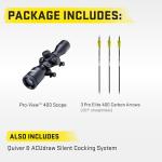 TenPoint Titan 400 Crossbow, Vektra - 400 FPS - Includes Pro-View 400 Scope, ACUdraw Silent Cocking Device & Three Pro Elite 400 Carbon Arrows