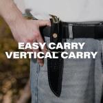 DISPATCH 250th Anniversary Commemorative Fixed Blade Knife, 10.2'' Mirror Polished Stainless Steel Full Tang Blade with Dual Fullers, Gold-Plated Guard & Pommel, Resin Handle, Composite Leather Sheath