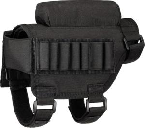 Adjustable Tactical Rifle Buttstock with Cheek Pad