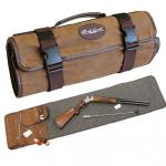 Portable Waxed Canvas Gun Cleaning Mat with Handle