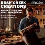 Portable Waxed Canvas Gun Cleaning Mat with Handle