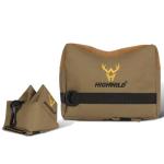 Highwild 900D Oxford Shooting Rest Bags - Front and Rear Support Sand Bags for Shooting Bench Rest, Ideal for Gun Rifle Shooting and Hunting - Water-Resistant Design - Unfilled