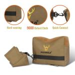 Highwild 900D Oxford Shooting Rest Bags - Front and Rear Support Sand Bags for Shooting Bench Rest, Ideal for Gun Rifle Shooting and Hunting - Water-Resistant Design - Unfilled