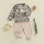 Mieeyali Toddler Kids Hunting Clothes Mallard Duck Half Zip Sweatshirt Camo Country Shirt Pants Set Fall Winter Outfits (Army Green Duck, 6-12 Months)