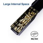 PATRON 30 Cal Ammo Can Metal 9mm Ammo Box Storage Crate Case for Shotgun Bullet Rifle Nerf Ammunition Waterproof Case-Gard Organizer for Men,Gift Boxes for Dad Husband Father (Black)