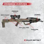 Killer Instinct Lethal 405HD Crossbow Kit with Redesigned Stock and Anti-Dry Fire Safety Feature