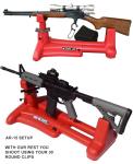 MTM KSR-30 K-Zone Shooting Rest For rifles, handguns and shotguns, USA Made, Red