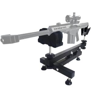 DCCMS Rifle Shooting Rest. Durable Steel Frame Design & Non-Slip Rubber Rifle Rest for Sighting in and Shooting Stability