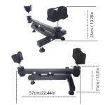 DCCMS Rifle Shooting Rest. Durable Steel Frame Design & Non-Slip Rubber Rifle Rest for Sighting in and Shooting Stability