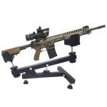 DCCMS Rifle Shooting Rest. Durable Steel Frame Design & Non-Slip Rubber Rifle Rest for Sighting in and Shooting Stability