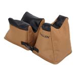 Allen Company Dual Shooting Rest - Front and Rear Gun Platform for Rifles - Filled with Inert Poly-Beads - Hunting and Range Bag - Coyote