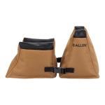 Allen Company Dual Shooting Rest - Front and Rear Gun Platform for Rifles - Filled with Inert Poly-Beads - Hunting and Range Bag - Coyote