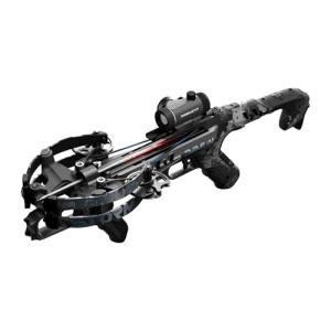 Barnett - Demun Storm Handheld Crossbow - 300 FPS Compact Bow w/SwitchLok Riser, Break-Action Cocking & Red/Green Dot Sight - Includes D-TAC Stock & Tactical Foregrip
