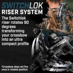 Barnett - Demun Storm Handheld Crossbow - 300 FPS Compact Bow w/SwitchLok Riser, Break-Action Cocking & Red/Green Dot Sight - Includes D-TAC Stock & Tactical Foregrip