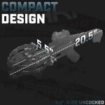 Barnett - Demun Storm Handheld Crossbow - 300 FPS Compact Bow w/SwitchLok Riser, Break-Action Cocking & Red/Green Dot Sight - Includes D-TAC Stock & Tactical Foregrip