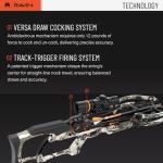 RAVIN R10 XK7 Crossbow Package - High-Performance Hunting Bow with Helicoil Technology, Crank Handle, and Illuminated Scope - Lightweight and Pre-Assembled - Ideal for Archery & Outdoor Sports