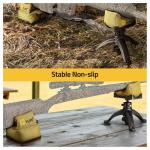 CVLIFE Shooting Rest Tripod Gun Rifle Rest with Front and Rear Bench Rest Bags Height Adjustment for Range Shooting Hunting and Outdoor