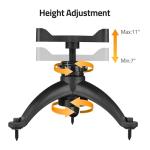 CVLIFE Shooting Rest Tripod Gun Rifle Rest with Front and Rear Bench Rest Bags Height Adjustment for Range Shooting Hunting and Outdoor