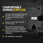 BenchMaster X-Block Shooting Rest Combo, Compact Size (8″x 6″x 4″), XL Size (11" x 8" x 4"), Precision-Enhancing Rifle Rest, Recoil Reduction, Resistant to Gun Oil