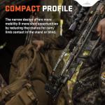 TenPoint Wicked Ridge Commander M1 Lightweight and Compact Profile Crossbow with Rope-Sled and Fully Coated 4X Multi-Line Scope (Peak Camo)