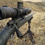 HUNTPAL Rfie Rest Bench Stand Shooting Stick Tripod Gun Rest for Range Table Shooting Target Practice, Portable Adjustable Height Compact Aluminum Construction Shooting Support