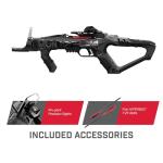 Barnett Demun Accu Strike Mini Crossbow - Compact Break Action Pistol Crossbow with Flip Down Foregrip, Fiber Optic Sights, 7 Inch Bolts, 5 Bolts Included, 190fps