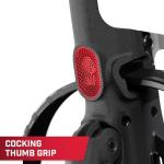 Barnett Demun Accu Strike Mini Crossbow - Compact Break Action Pistol Crossbow with Flip Down Foregrip, Fiber Optic Sights, 7 Inch Bolts, 5 Bolts Included, 190fps