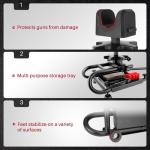 Pridefend Heavy Duty Adjustable Rifle Shooting Rest with Rigid Steel Frame,No Wobble & Non-Slip Shooting Rest for Stable, Sight in, Stability for Shooting Range & Outdoor