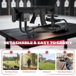 Pridefend Heavy Duty Adjustable Rifle Shooting Rest with Rigid Steel Frame,No Wobble & Non-Slip Shooting Rest for Stable, Sight in, Stability for Shooting Range & Outdoor