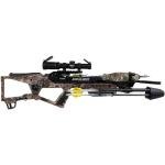 Excalibur REV X Accurate Lightweight Quiet CeaseFire Archery Hunting Crossbow - Scope, Scope Rings, 4 Proflight Arrows with 100Gr Field Points, Rebolts Quiver Included