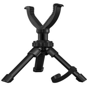 CVLIFE Shooting Rest Tripod Adjustable Height Shooting Tripod 6.3″or 7.9″, 360 Degree Rotation V Yoke Rifle Stand, Portable Aluminum Design for Target Shooting, Hunting and Outdoor Activities