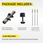 TenPoint Stealth 450 Crossbow, Veil Alpine - 450 FPS - Includes 100-yard EVO-X Marksman Elite Scope, ACUslide & 3 Pro Elite 400 Carbon Arrows