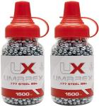 Umarex Precision .177 Caliber BB Gun BBS (1500 Count), Pack of 2