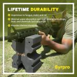 Byrpro X-Block Shooting Rest Multiple Sizes, Precision-Enhancing Rifle Rest, Recoil Reduction, Lightweight Shooting Block