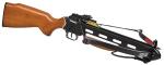 Avalanche® Trail Blazer Crossbow | 150-lb Draw Weight | Aluminum Frame | Wooden Rifle-Style Stock | Adjustable Aiming Sights | Mounting Rail | Tough Fiberglass Limb | Includes Two Bolts