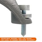 Highwild Shooting Rest Front Rest Adjustable Gun Rifle Rest for Outdoor Shooting and Hunting - Convenient Height Adjustment - with Front and Rear Rest Bag (Unfilled)