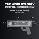 BALLISTA BAT Compound Mini Crossbow - Small Crossbow for Hunting, Fishing and Target - 300 FPS, 130 Lbs, 2.46 lbs