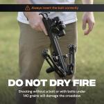 BALLISTA BAT Compound Mini Crossbow - Small Crossbow for Hunting, Fishing and Target - 300 FPS, 130 Lbs, 2.46 lbs