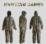 LYLPYHDP Ghillie Suit, Kids Adult 3D Leafy Camouflage Clothing, Camo Suit for Turkey Hunting, Hunting for Outdoor Game and Halloween