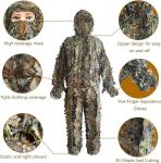 LYLPYHDP Ghillie Suit, Kids Adult 3D Leafy Camouflage Clothing, Camo Suit for Turkey Hunting, Hunting for Outdoor Game and Halloween