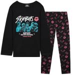 KPop Demon Hunters 2 Pc Pajamas Girls Teens 5–14 Yrs Officially Licensed T Shirt PJ Pants Huntrix Saja Boys Gifts for Girls (5-6 Years, Black Saja Boys)