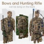 BLISSWILL Hunting Backpack Hunting Day Pack with rifle holder Hunting Gear Accessories gift for men(Rock Bark)