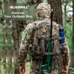 BLISSWILL Hunting Backpack Hunting Day Pack with rifle holder Hunting Gear Accessories gift for men(Rock Bark)