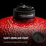 Kamado Joe Joe Jr Ceramic Red Grill