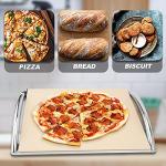 Skyflame Rectangular Ceramic Pizza Stone with Frame